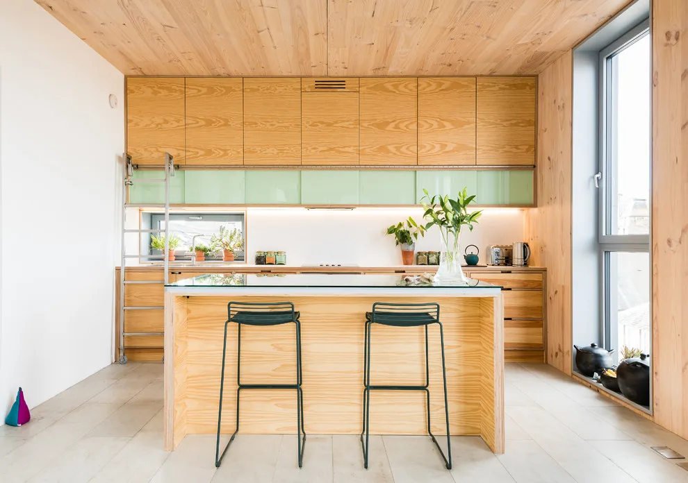 Modern plywood kitchen